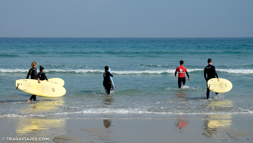 Campamento de surf en Galicia