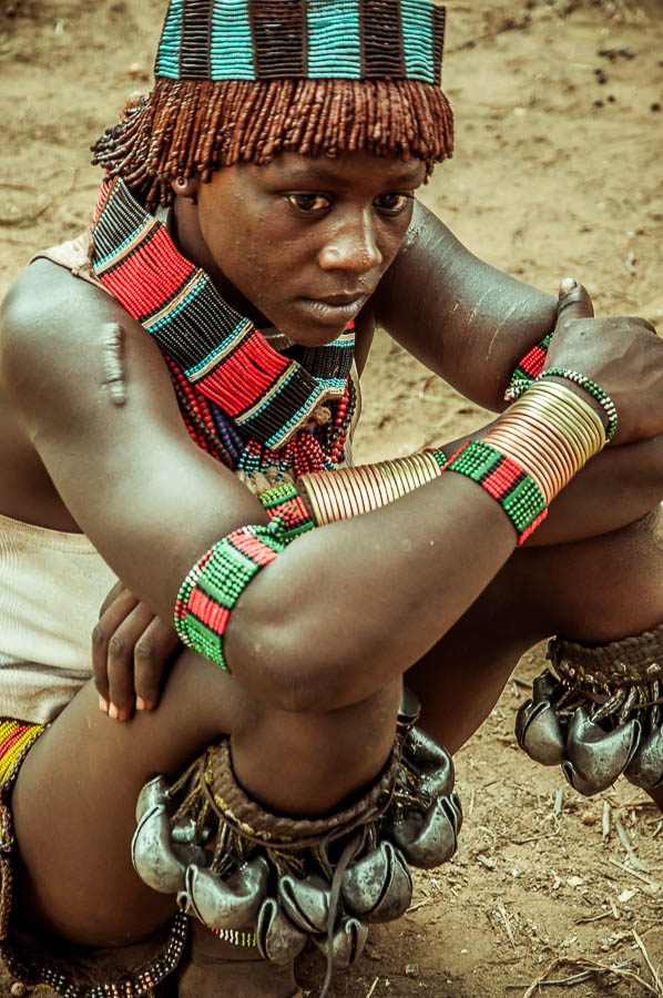 Mujer Hamer en Etiopia