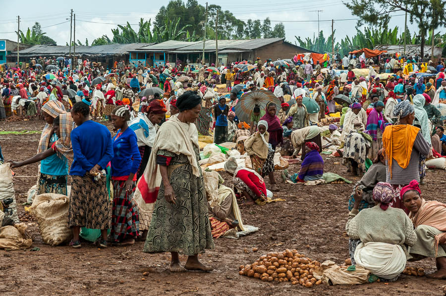 Dorze market en Etiopía