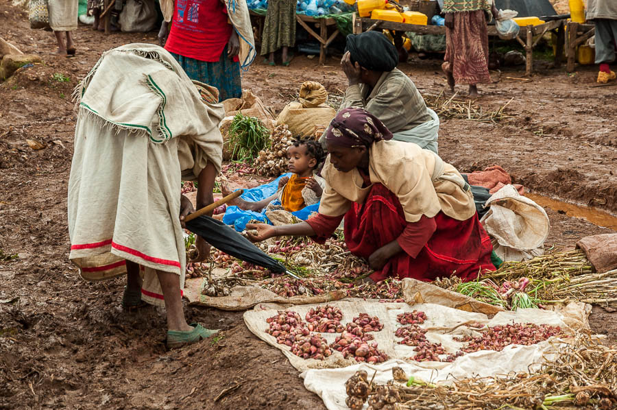 Dorze market en Etiopía