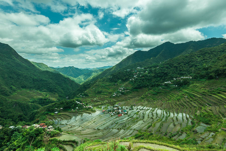 Terrazas de arroz de Batad, en Banaue, Filipinas