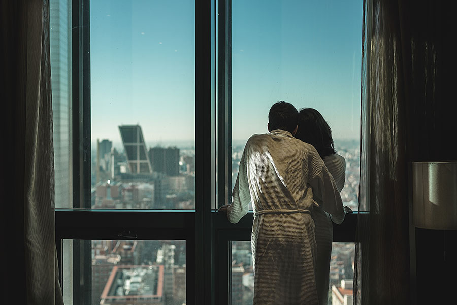 Regalo San Valentín. Vistas de Madrid desde las cuatro torres de Madrid, Hotel Eurostars