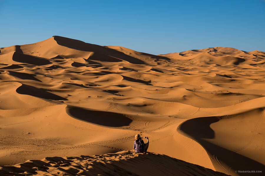 Amanecer en el desierto de Merzouga
