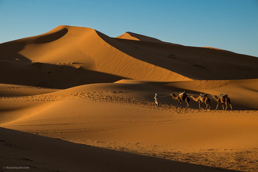 Amanecer en el desierto de Merzouga