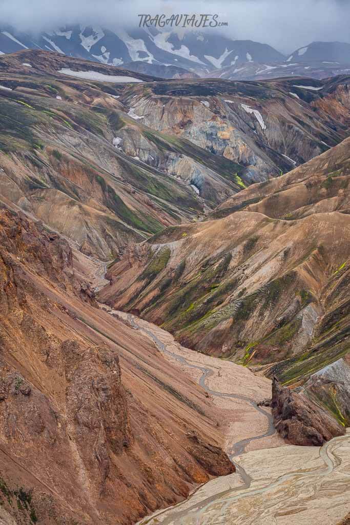 Highlands Islandia ruta 8 días - Montañas de riolita