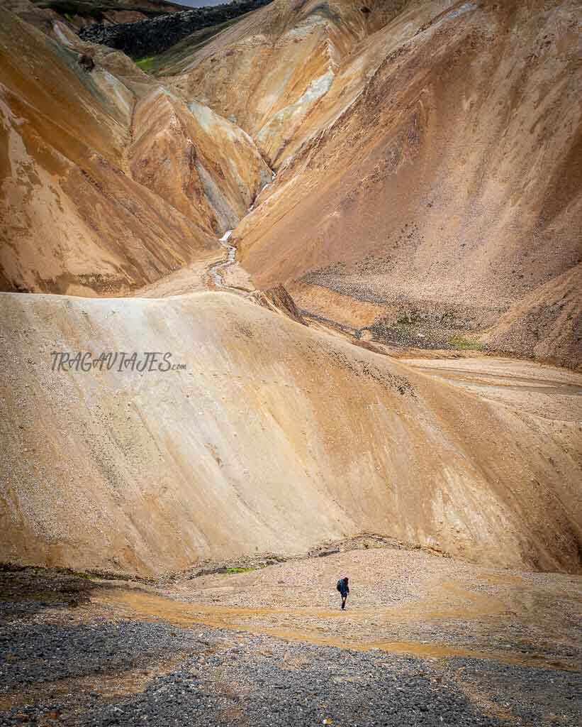 Highlands Islandia ruta 8 días - Ruta en Landmannalaugar