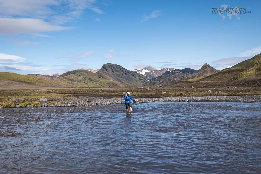 Highlands de Islandia - Vadeo de ríos