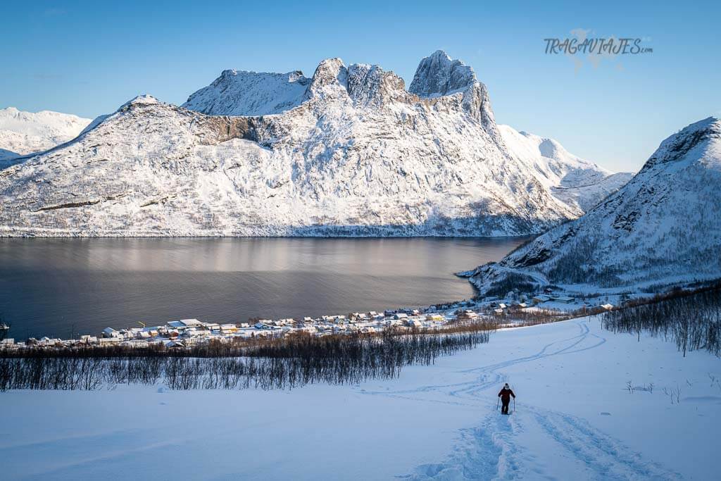 Raquetas de nieve en Senja - Trekking a Hesten