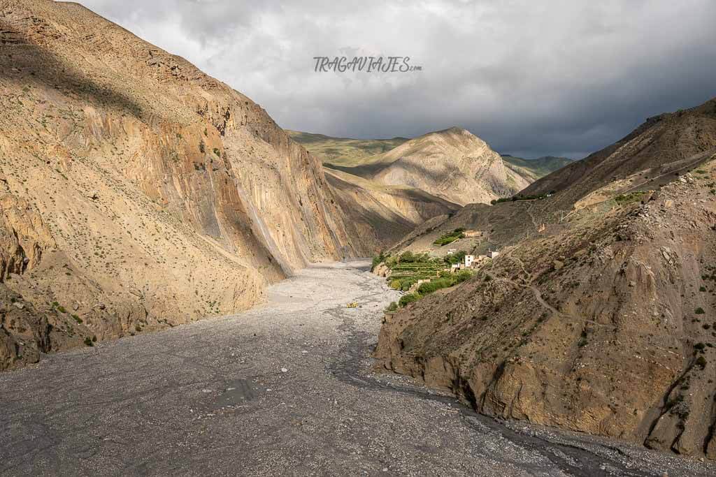 Lower Mustang Nepal - Garganta en Lubra