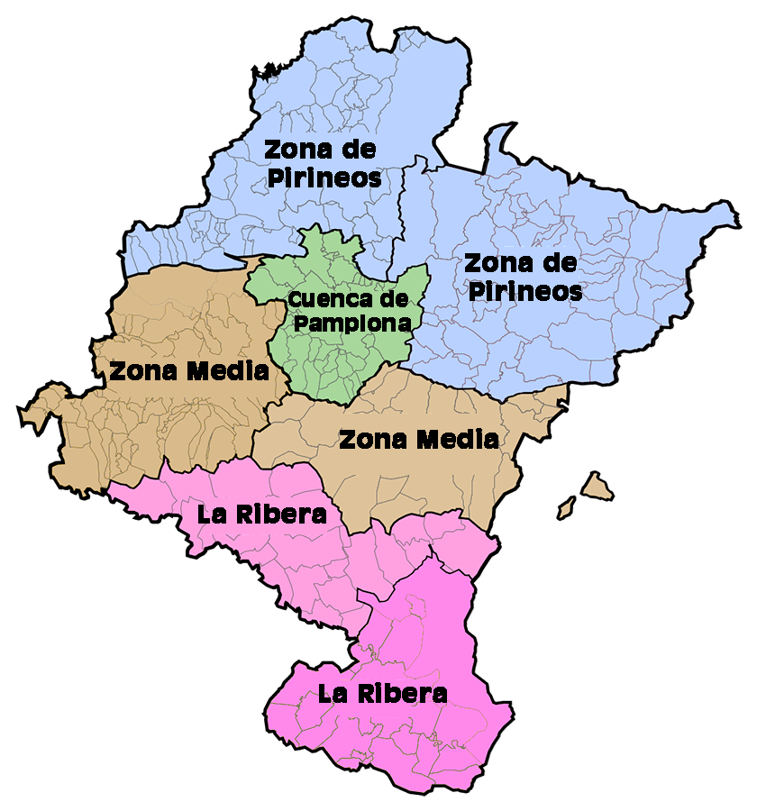 Mapa de Navarra