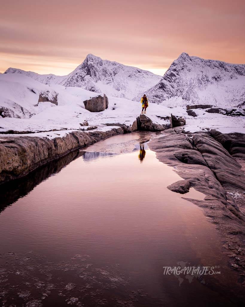 Fotos de Senja en Noruega - Reflejos en Tungeneset