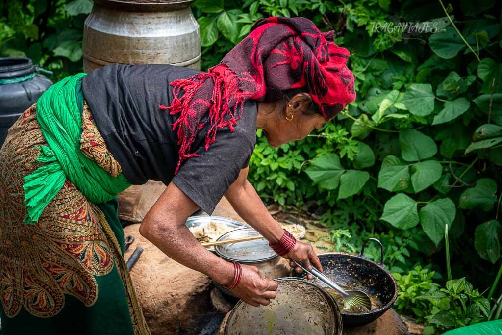 Qué hacer en Bandipur - Comiendo con una maravillosa familia en Ramkot