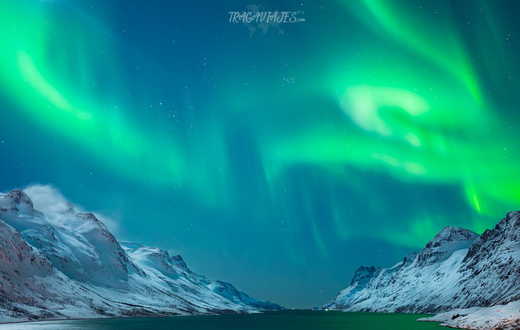 Dónde ver auroras boreales en Tromso - Ersfjordbotn