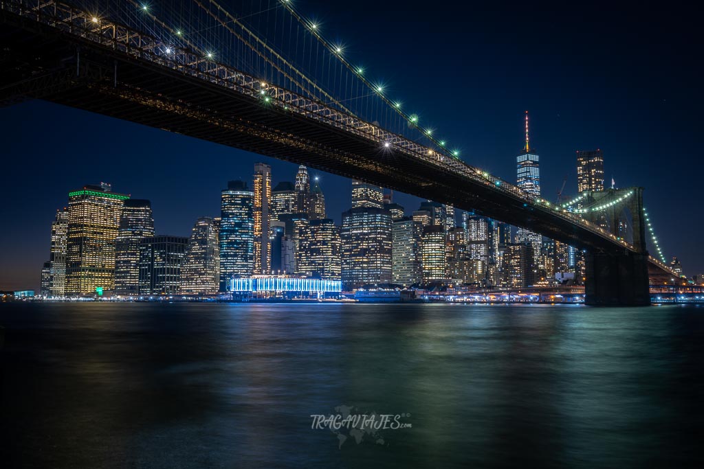 Vista clásica desde Empire Fulton Ferry Park