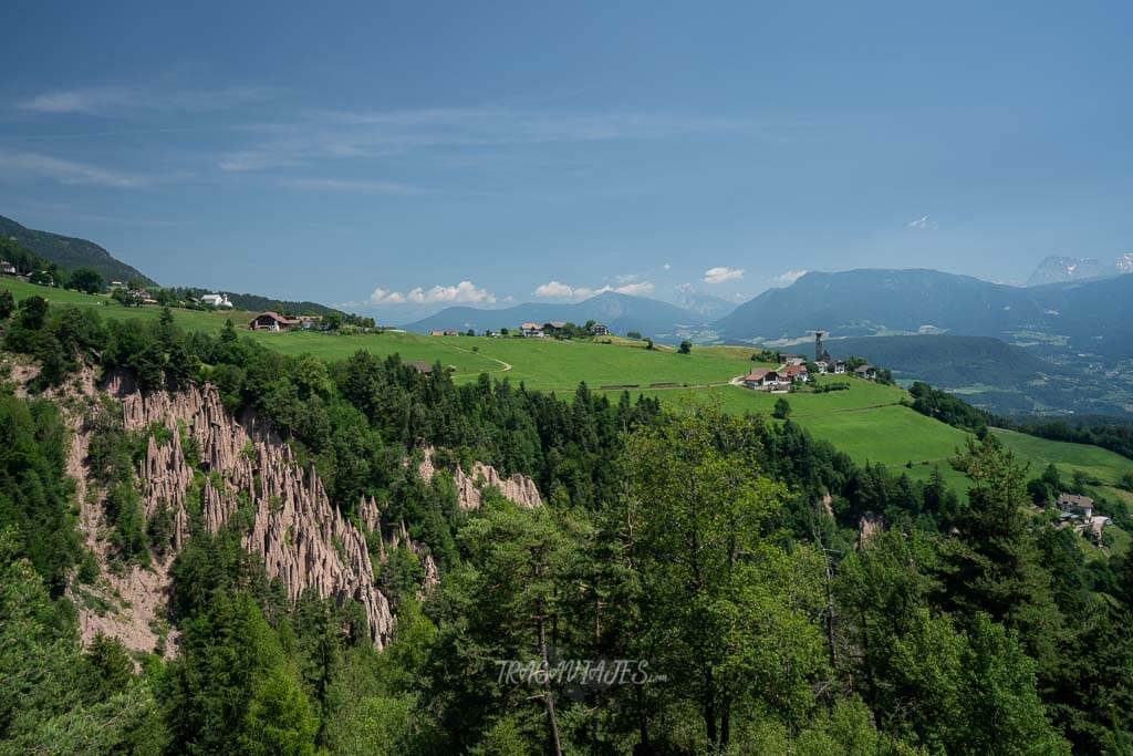 Qué hacer en los Dolomitas - Pirámides de la Tierra desde el mirador