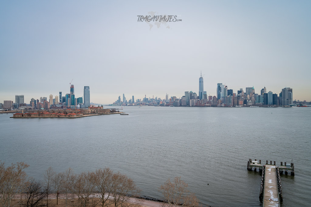Vista de Manhattan desde Liberty Island