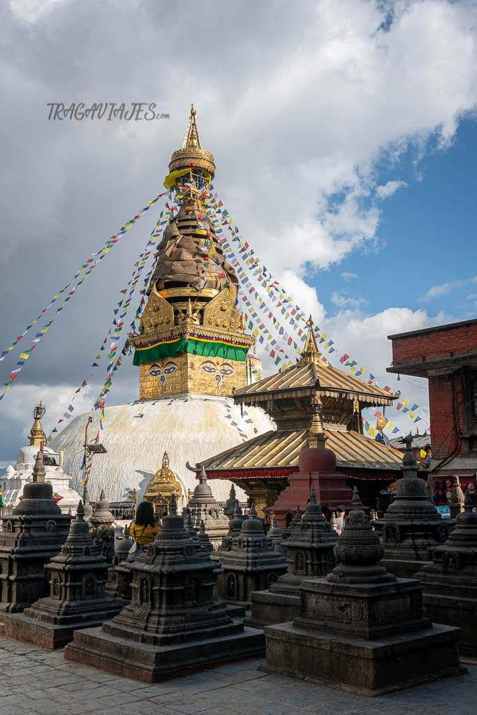 Qué ver en el valle de Katmandú - Estupa de Swayambhunath