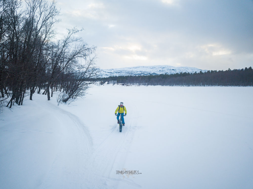 Ruta por Laponia - Realizando Fat bike