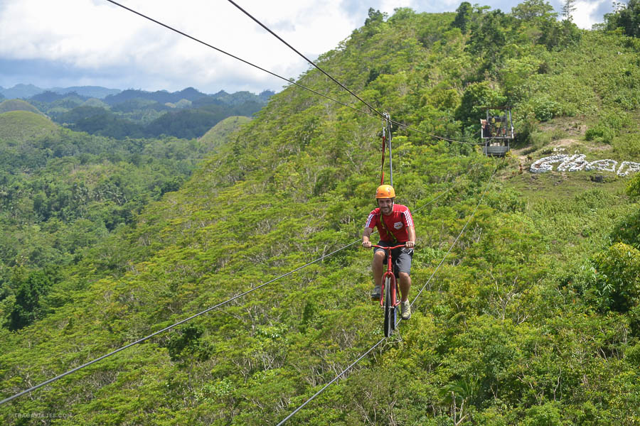 Bicicleta Tirolina, Bohol, Filipinas