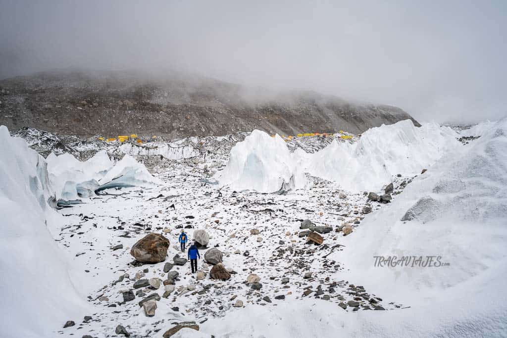 Campo base del Everest - Glaciar de Khumbu