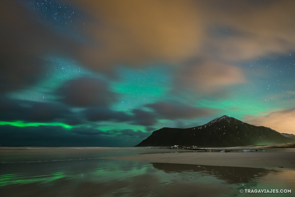 Parámetros para fotografiar auroras boreales