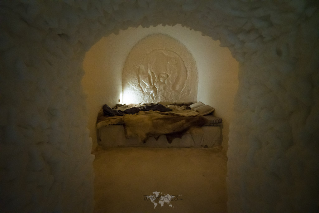 Dormir en un hotel de hielo - Habitación