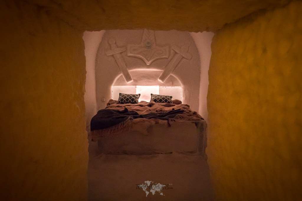 Dormir en un hotel de hielo - Habitación