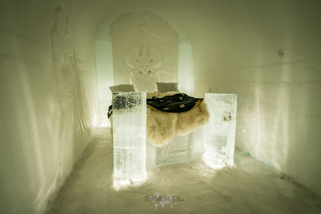 Dormir en un hotel de hielo - Habitación