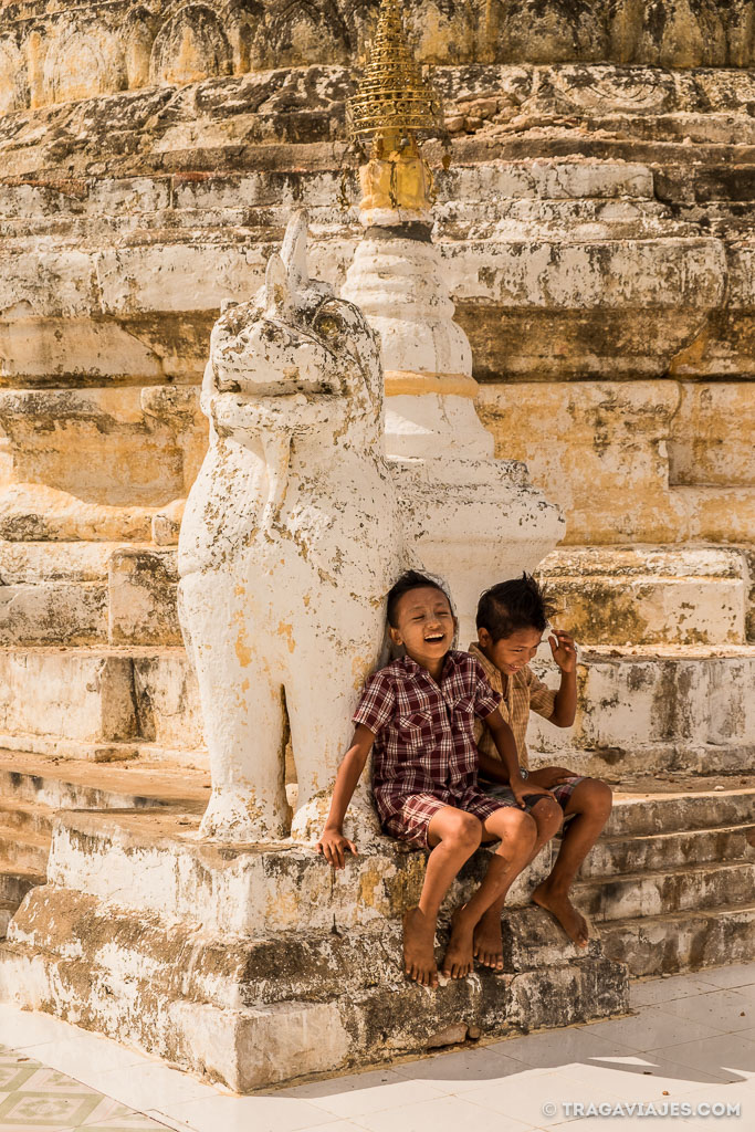 Explotación infantil, niños trabajando en Myanmar