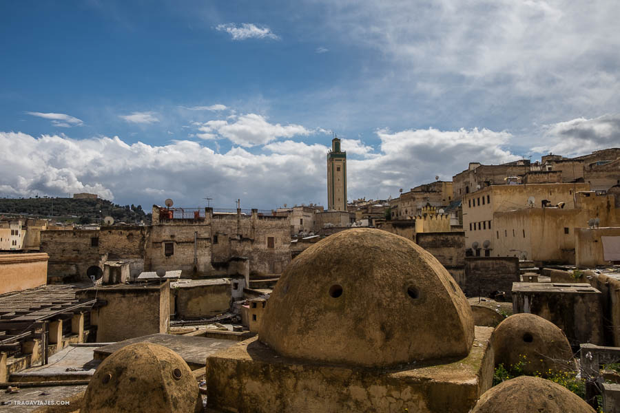 vistas terraza seffarine, Fez, Marruecos