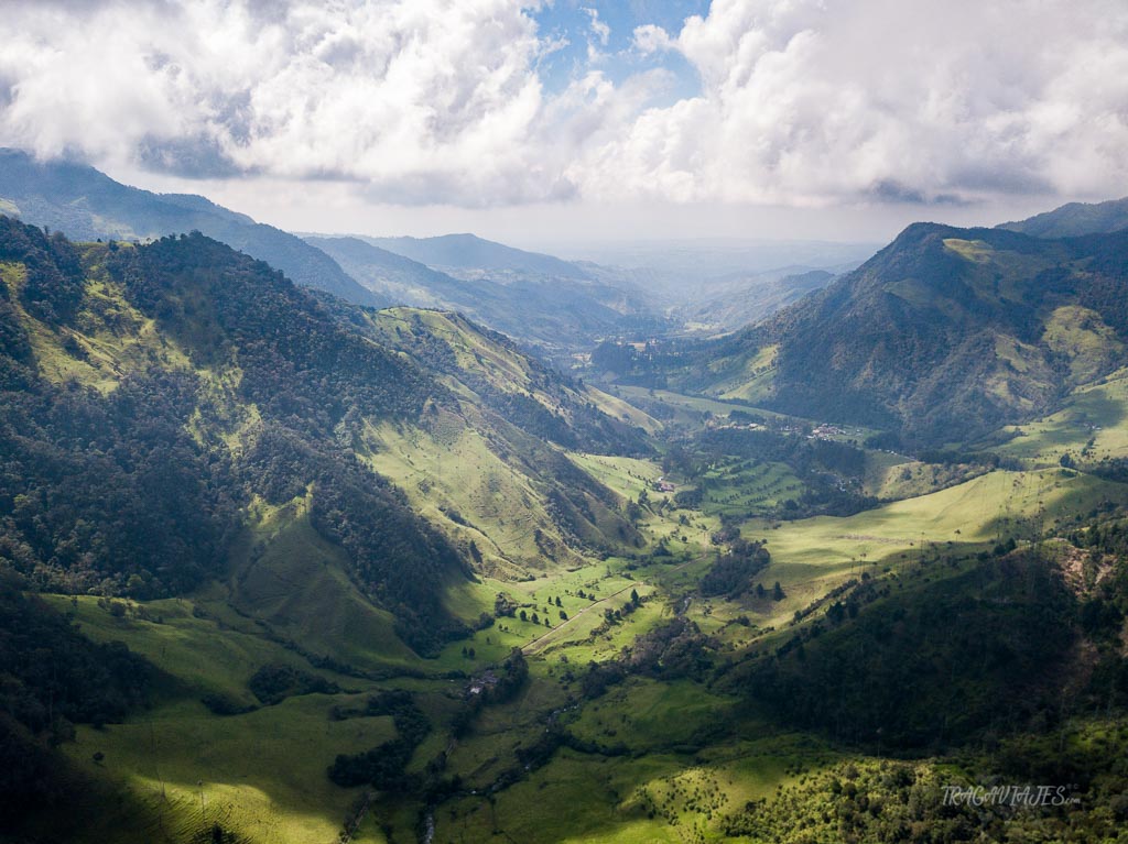 Vistas del valle de Cocora