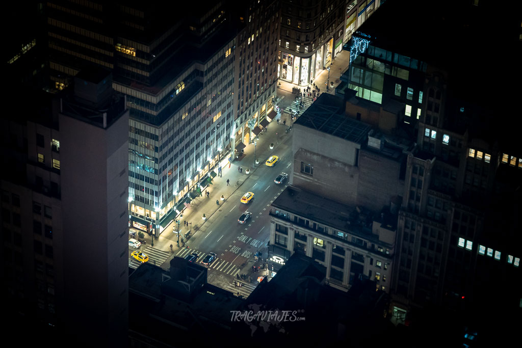 Vista desde el Empire State de noche