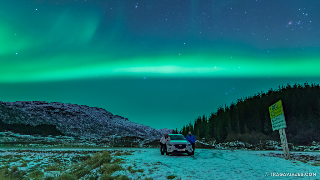Ver auroras boreales en Lofoten