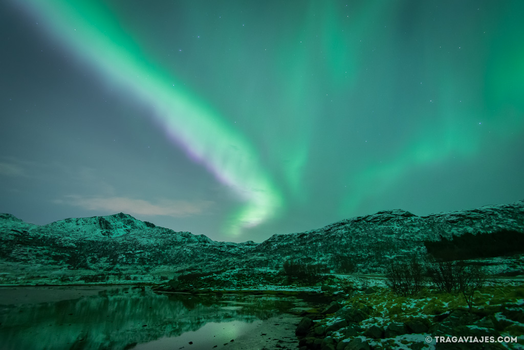 Ver auroras boreales en Noruega