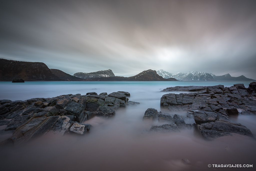 mejores playas de Lofoten - Haukland beach