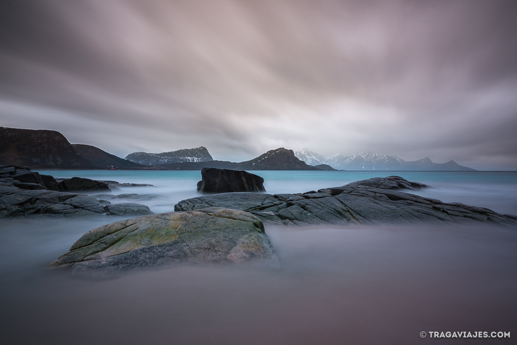 Playas de las islas Lofoten - Haukland beach