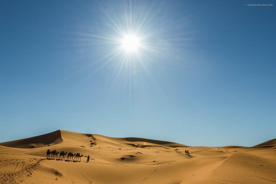 Desierto de Merzouga, dunas de Erg Chebbi, Marruecos