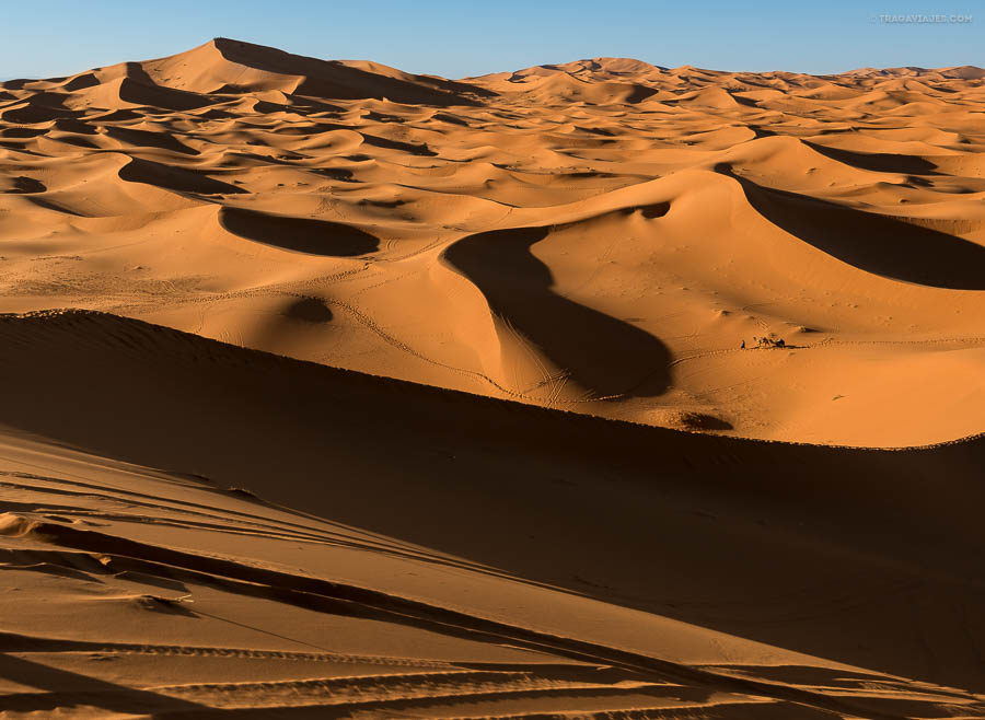 Desierto de Merzouga, dunas de Erg Chebbi, Marruecos