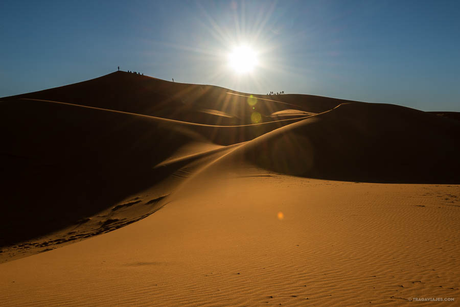 Desierto de Merzouga, dunas de Erg Chebbi, Marruecos