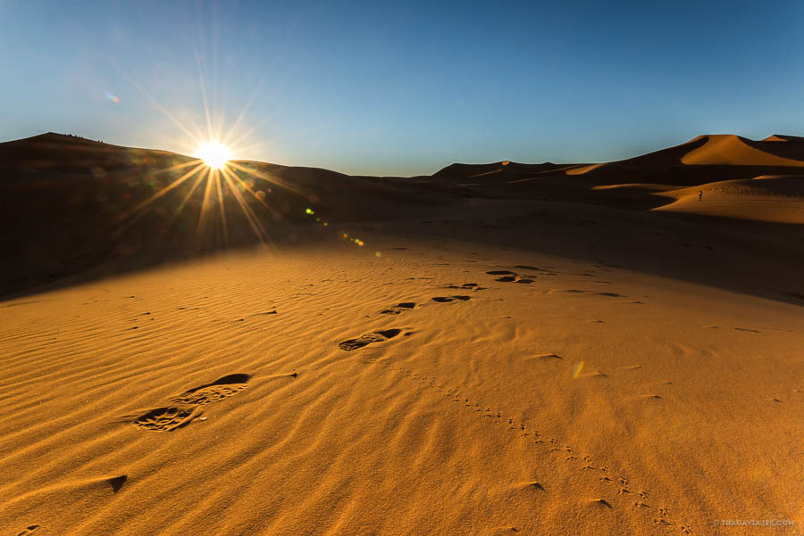 Desierto de Merzouga, dunas de Erg Chebbi, Marruecos