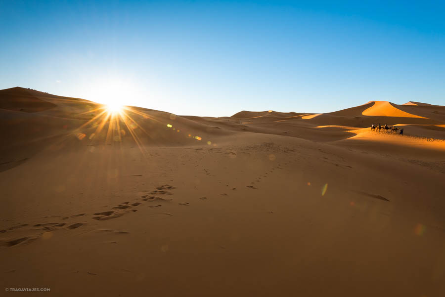 Desierto de Merzouga, dunas de Erg Chebbi, Marruecos