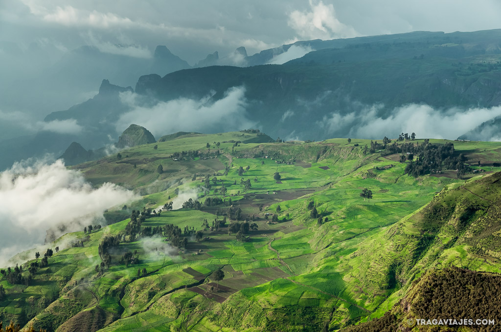 montañas de simien en etiopia