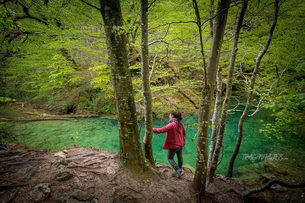 Disfrutando de la ruta del río Urederra