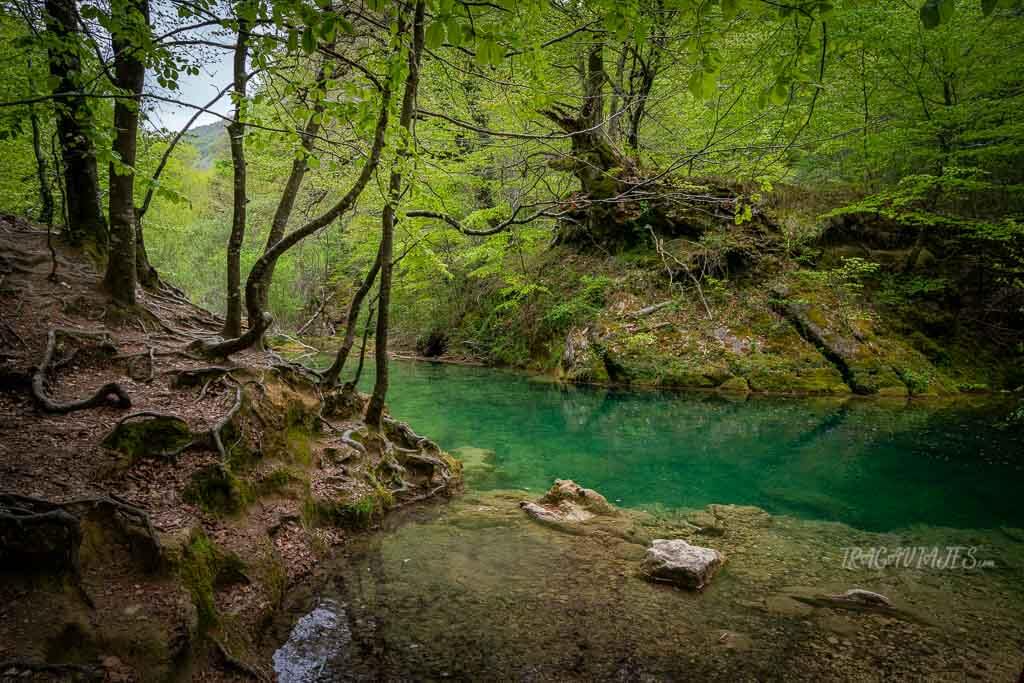 Río de color turquesa