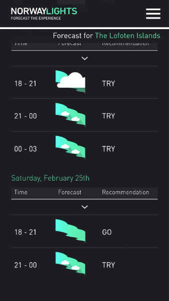 norway lights app