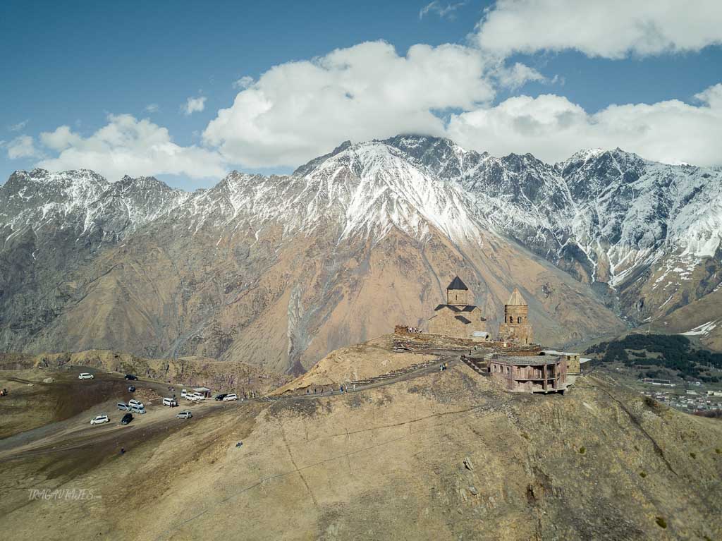 Ruta en coche por Georgia - Iglesia de Gergeti