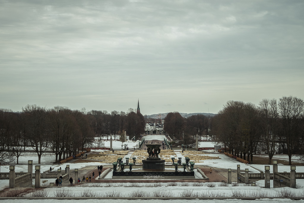 Qué ver en oslo en un fin de semana. Vista del parque de Vigeland