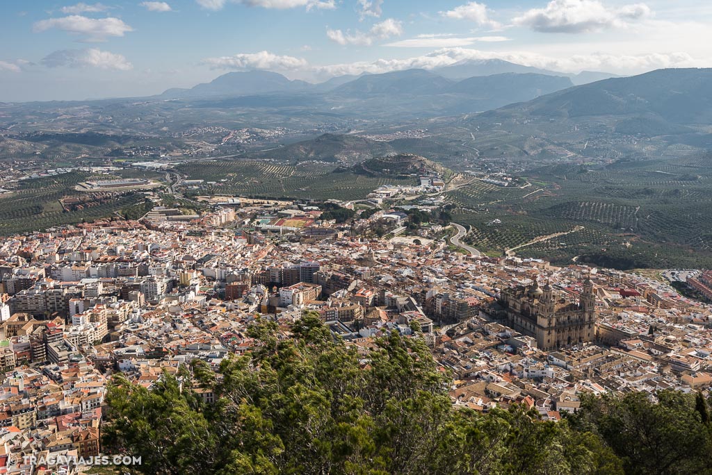 Jaén ciudad - Vistas desde la cruz del castillo