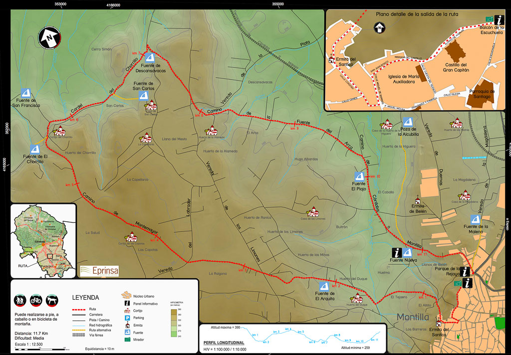 Ruta bici fuentes montilla córdoba