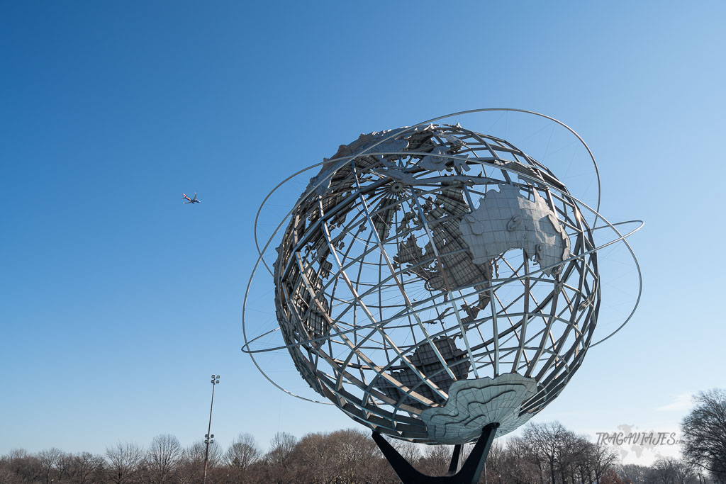 Tour de contrastes de Nueva York - Unisphere del parque Flushing Meadows-Corona Park